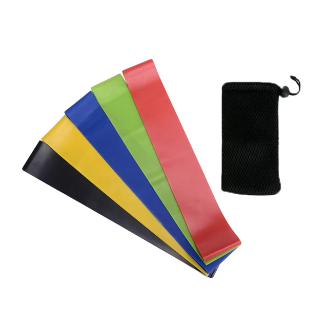 

Quality Set of 5 Latex elastic bands resistance loop fitness