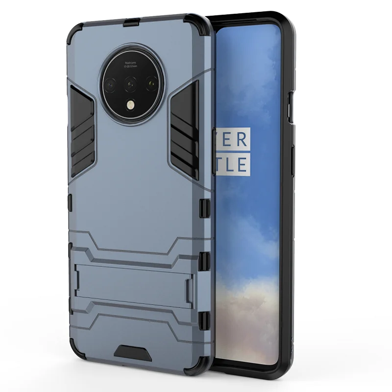 

Hybrid Kickstand Mobile Phone Case Shockproof TPU PC Cover For OnePlus 7T 7T Pro 9SE 8 Lite