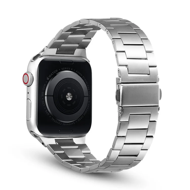 

Innovative No Tool Needed Stainless Steel Watch Bands for Apple Watch 6 SE 5 4 3 2 1 Slim Bracelet Wrist Strap for iWatch 40 44