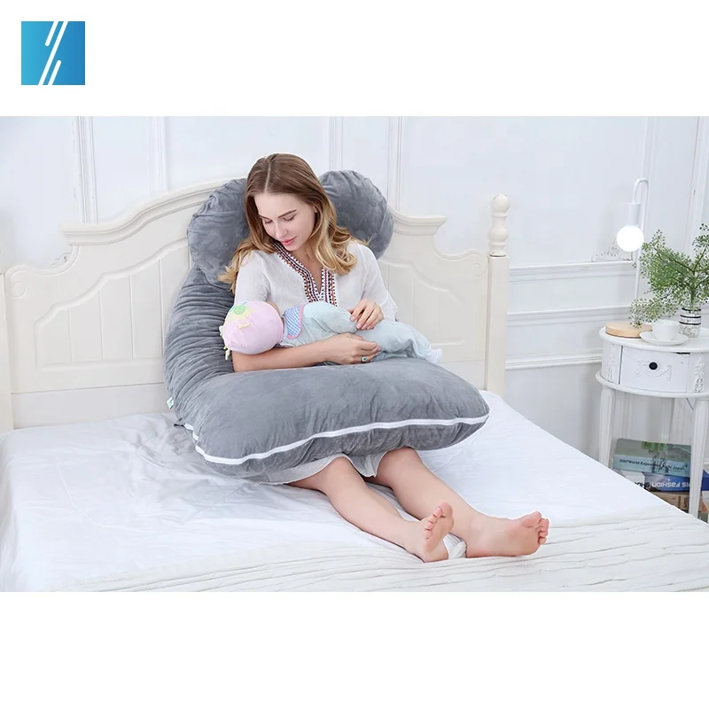 
Best U Shaped Motherhood Nursing Maternity Pregnancy Support Body Pillow For Back Pain Sleepers 