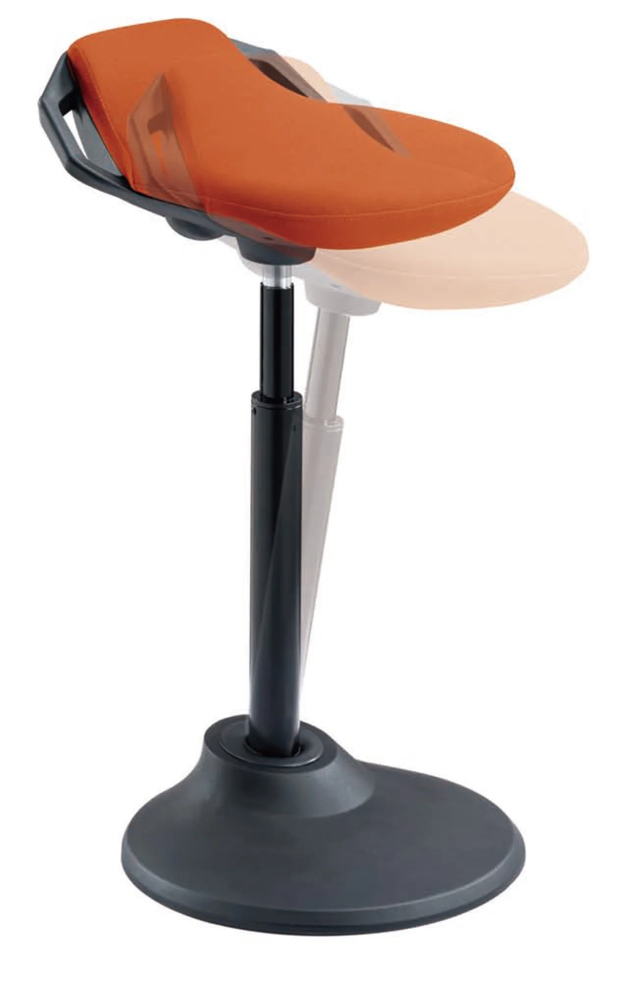 Adjustable Height Pneumatic Active Sitting Leaning Balance Bar Wobble Stool Chair Buy