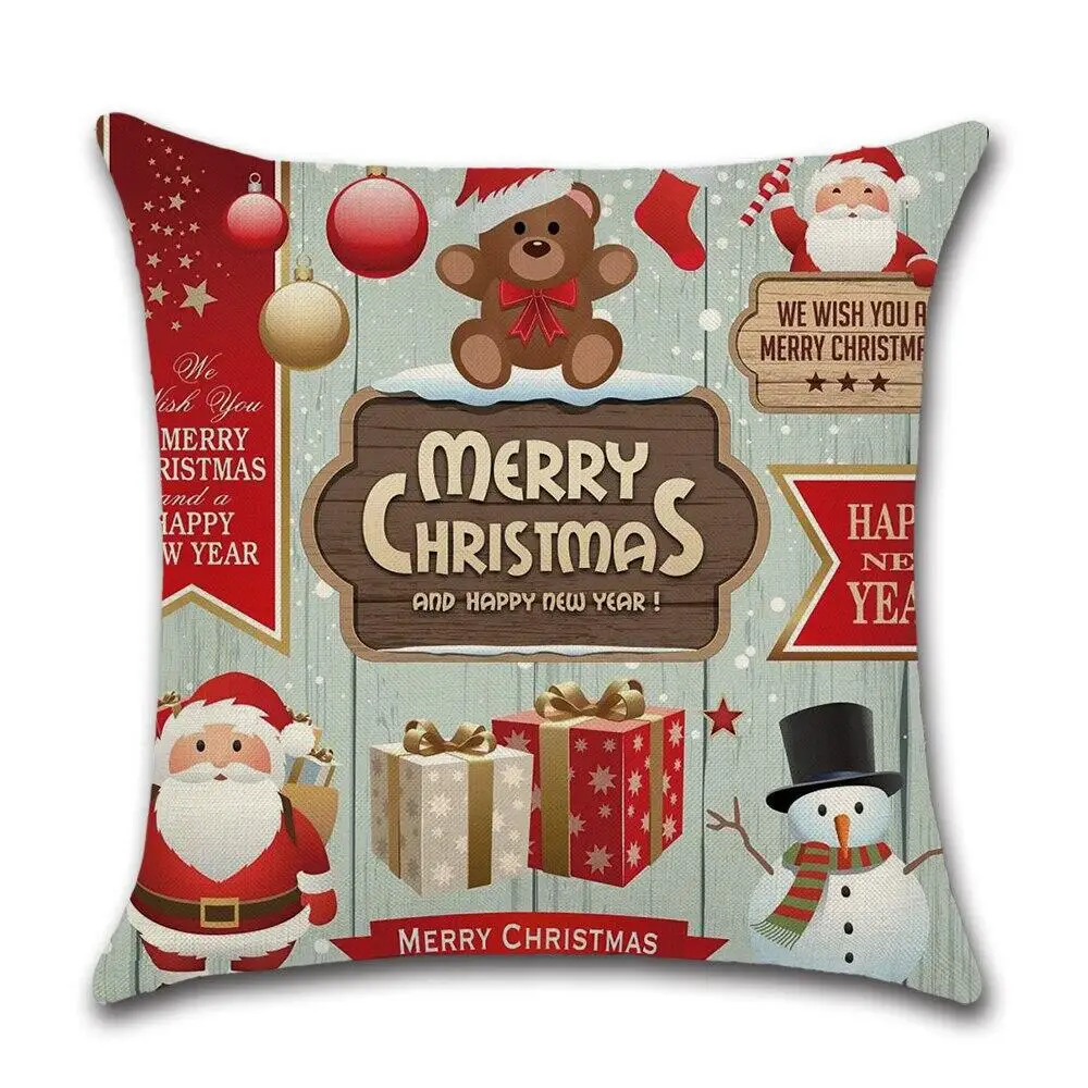 
Christmas tree Elk pillow case cushion cover autohome upholstery pillowcase to customize 