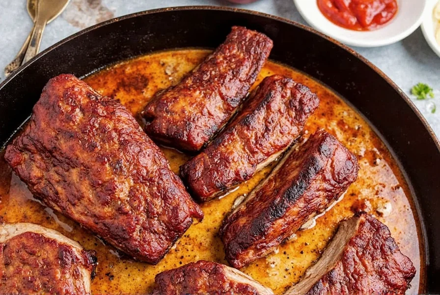 Pork ribs on a smoker with different wood chips
