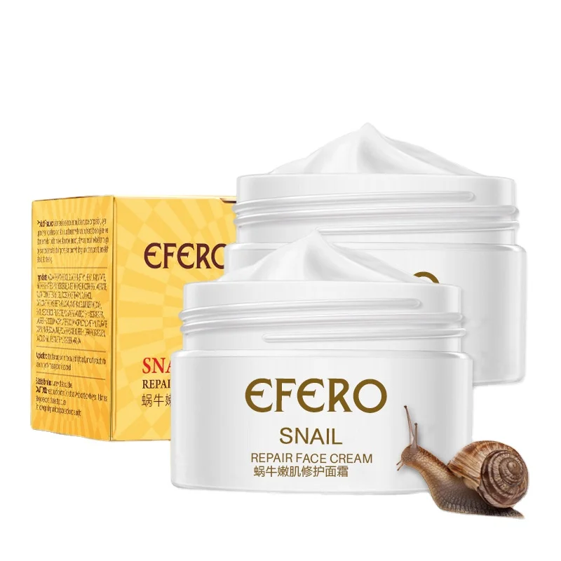

EFERO Snail Repair Face Cream Moisturizing nourishing skin Anti-aging restore skin Whitening