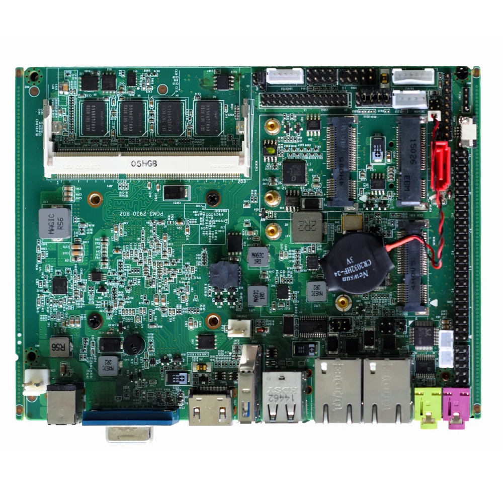 

Fanless main board Intel J1900 Quad Core Processor with 4Gb ram 1*VGA HD-MI display industrial Motherboard support wifi 4*COM