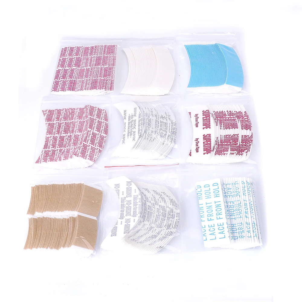 

36 pieces/bag Super Wig Tape Walker Double Sided lace wig tape Adhesive Tape For Toupee Lace Wig, Transparent