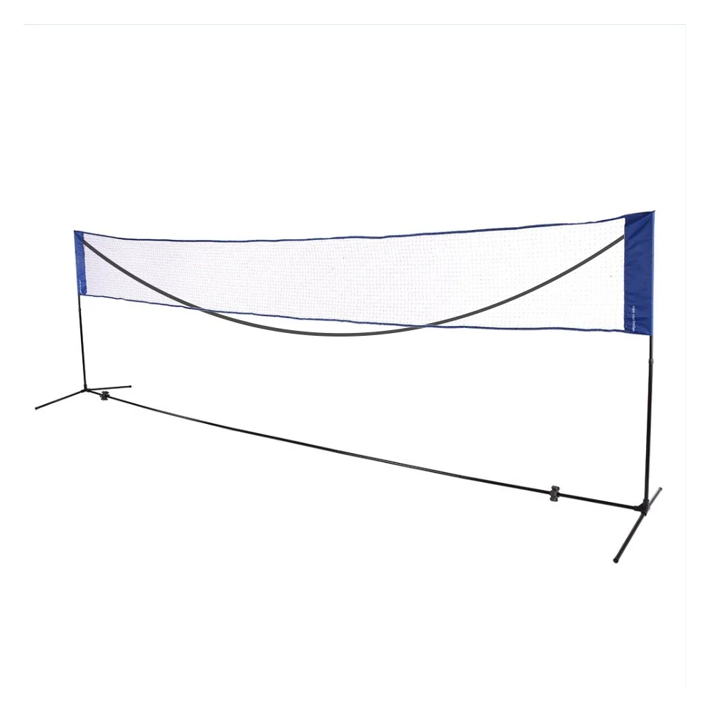

Portable Badminton Net set 6m with pole, Customizable