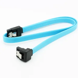 18-Inch SATA III 3.0 6 Gbps Cable with Locking Latch and 90 Degree Plug