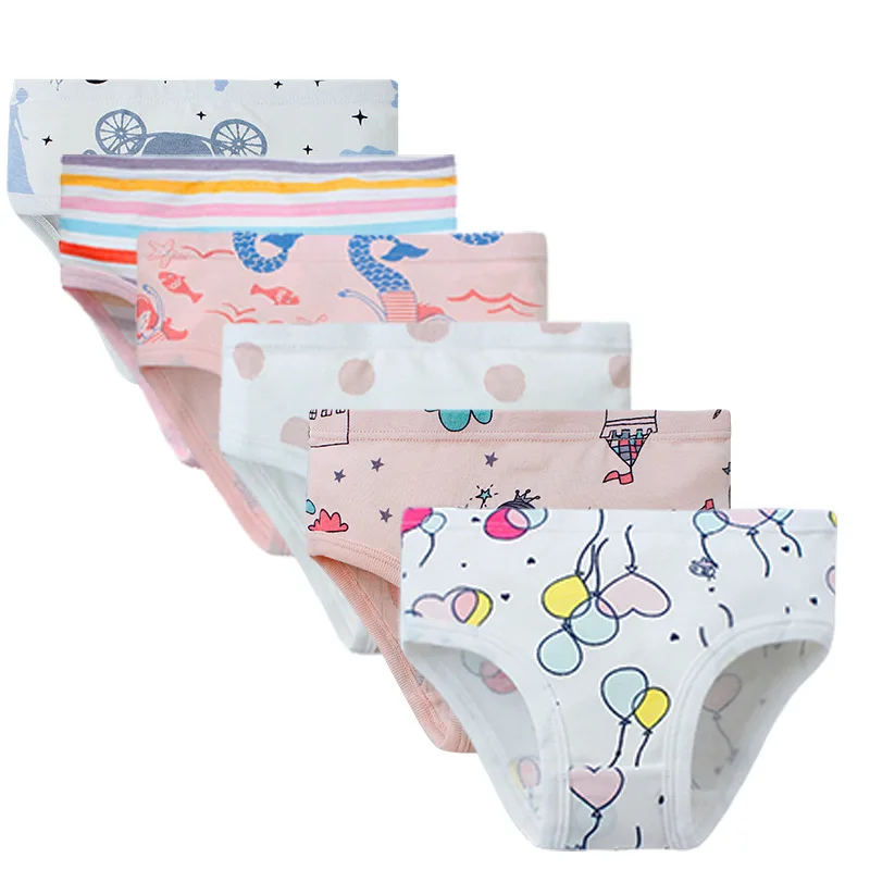 

Amazon Hot Sell Cotton Underwear Kids Underwear Panties Girls Briefs, Custom color