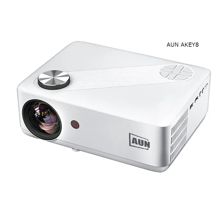 

AUN AKEY8 1920x1080 6000 Lumens Portable Home Theater LED HD Digital movie 4K Projector Basic Version