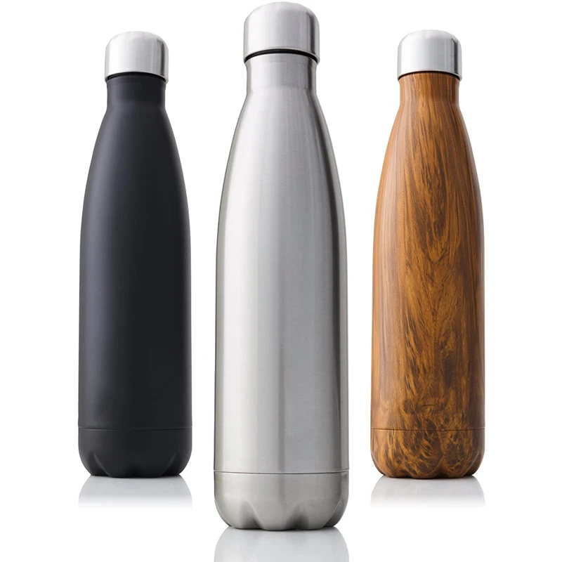 

Distributor Promotional Bpa-Free 500Ml Cola Shape Water Bottle Stainless Steel Cola Bottle Coke Bottle With Carabiner, Customized color