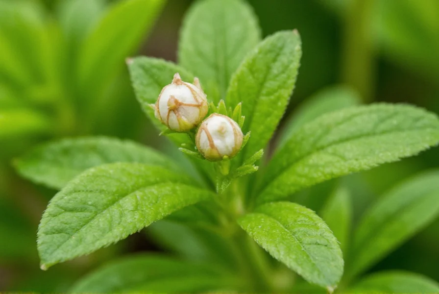 Close-up of Cuminum cyminum plant showing delicate leaves and small white flowers with mature seeds developing