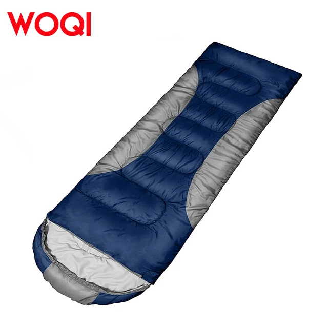 WOQI Season 3 Adult Outdoor Thickened and Warm Portable Camping Colored Envelope Sleeping Bag