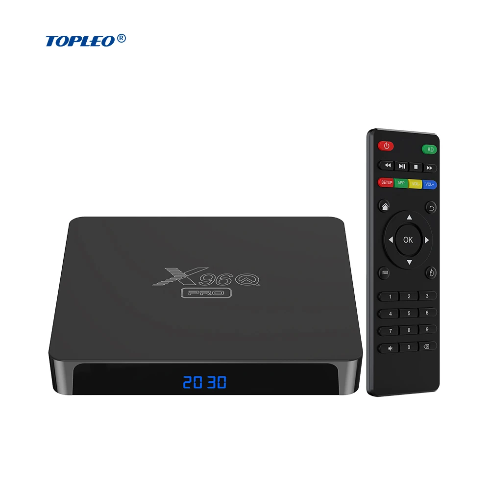 

Set-top boxes X96Q Pro Tv Box Android 10.0 4K 3D Smart IPTV Box with 2.4G 5G WiFi