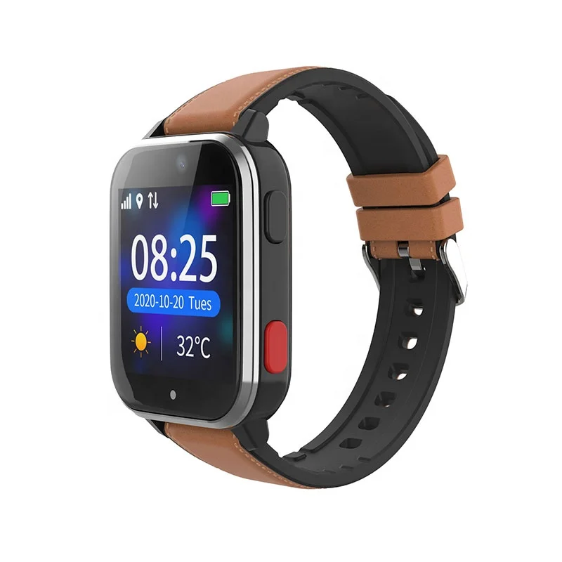 

2022 Best Quality Smart watch Gps Camera waterproof 4G Smart Watch ios android fitness tracker sport watch for kids, Black