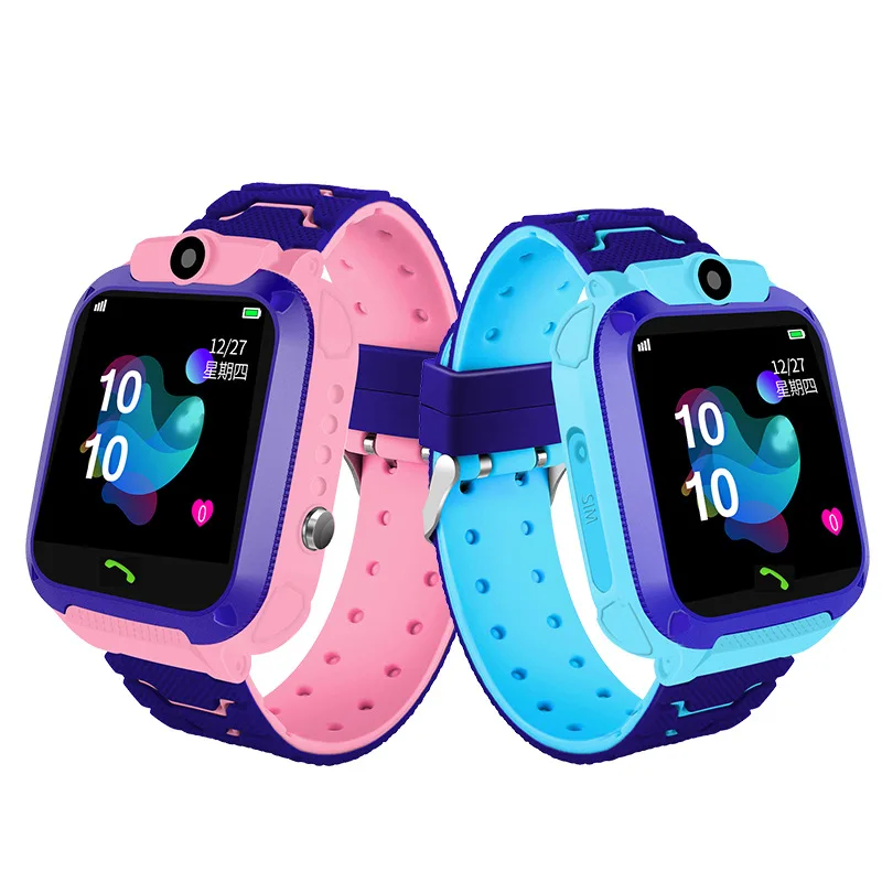 

Q12 Kid's Smart Watch SOS Phone Watch Smartwatch For Kids With Sim Card Photo Waterproof IP67 Kids Gift For IOS Android