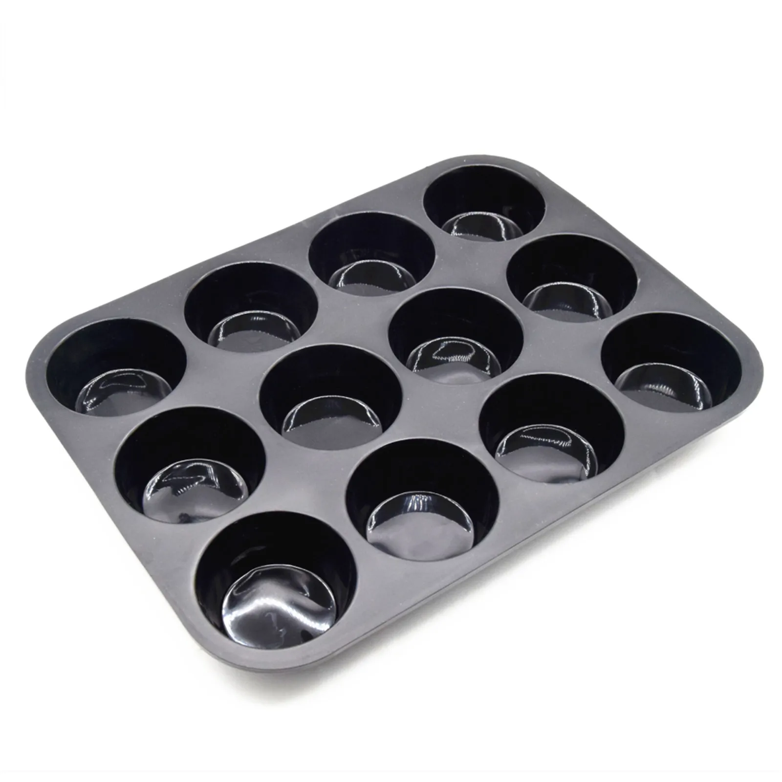 

Premium Silicone Muffin Tin 100% Non-Toxic Non-Stick BPA Free Bakeware 12 Cup Jumbo Size Muffin and Cupcake Baking Pan With Grip, Customized color