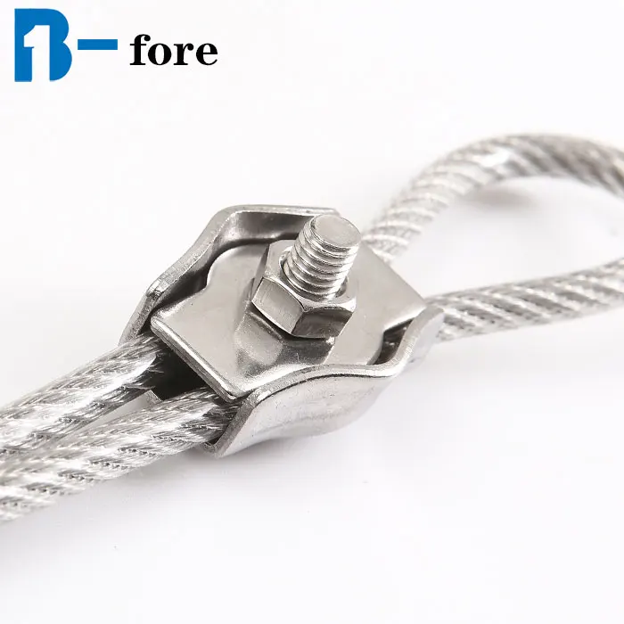 
simplex clip wire rope stainless steel clamp simplex cable clip for wire rope 