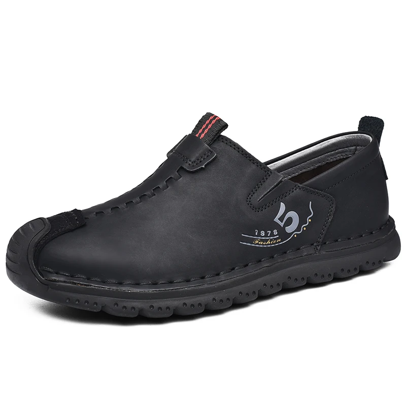 

2021 high quality fashion formal Genuine Leather shoes Casual Shoes loafer Men's dress shoes new style