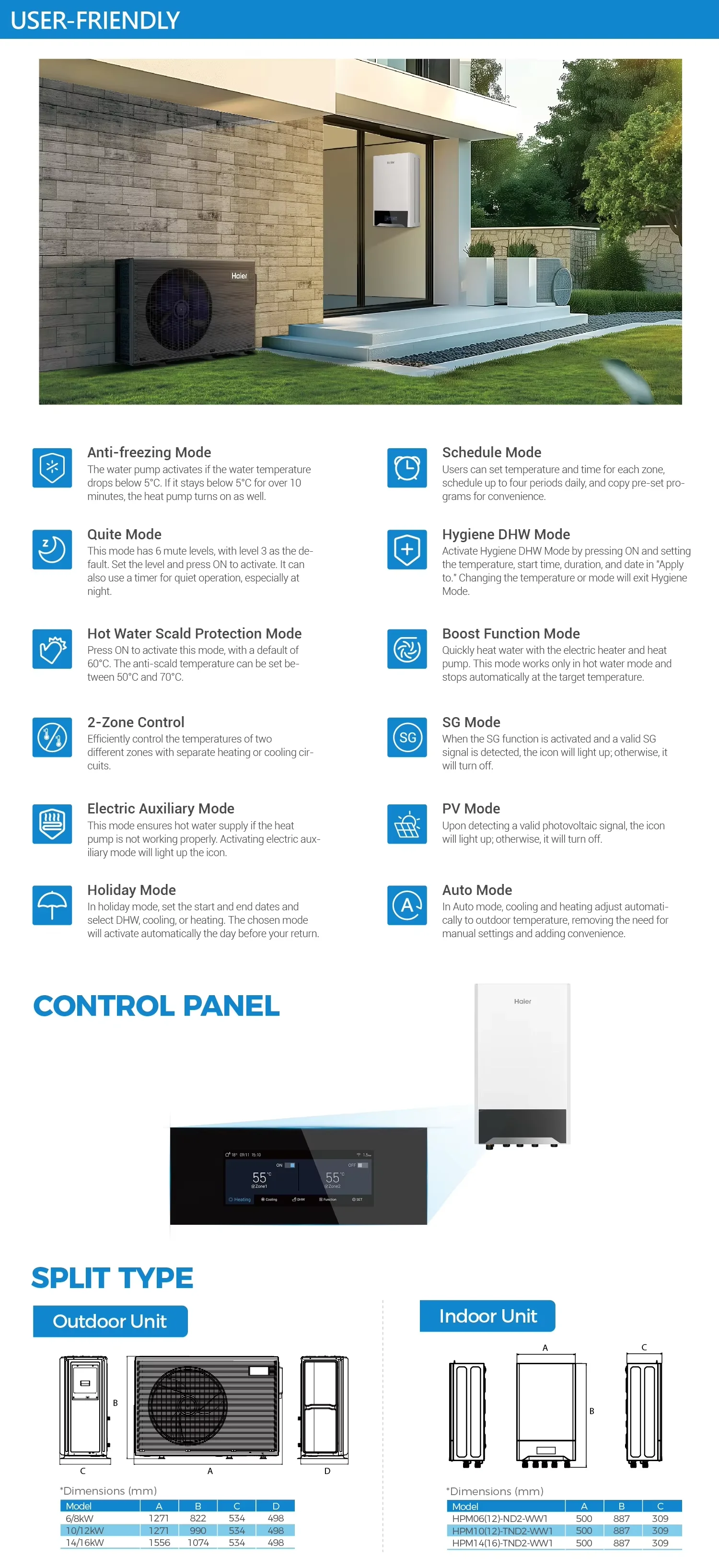 Source Heat Pump, 8kw, 10kw, 12kw, 14kw - detail 46