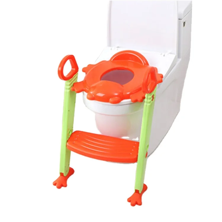 

Baby high quality folding kids potty training toilet trainer seat with step ladder, Pink,blue