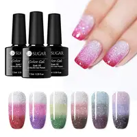 

UR SUGAR 7.5ml Temperature Change Color Nail Gel Polish Thermal Gel Soak off UV Led Gel Polish for Salon