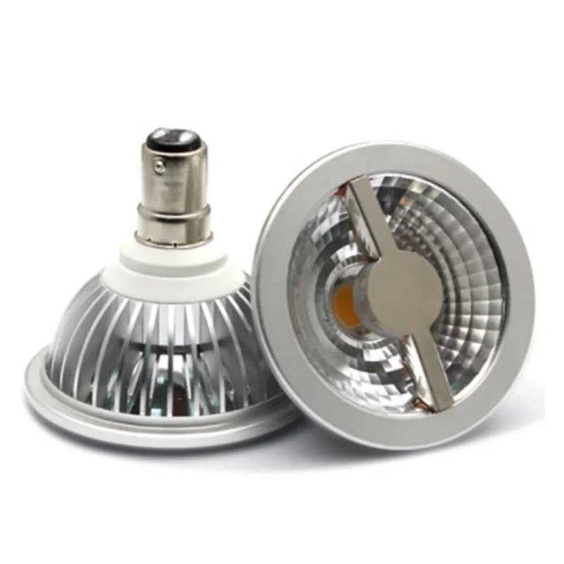 Dimmable DC12V/85-265v 5W AR70 GU10 COB LED Spotlight B15 Base Aluminum Housing AR70 LED Bulb Lamp