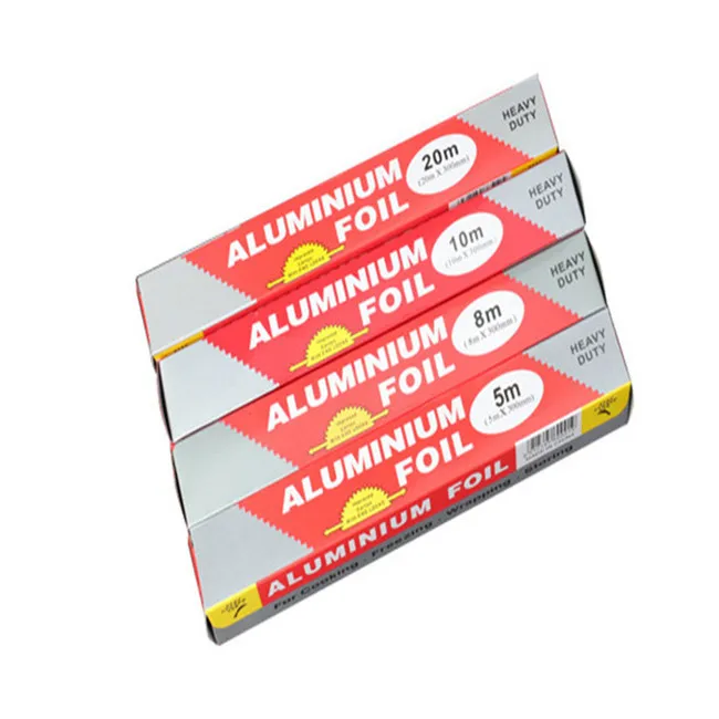  Household 9mic 10 mic 11mic 12 mic 13mic  14 Micron Food Grade Aluminium Foil For Kitchen Use