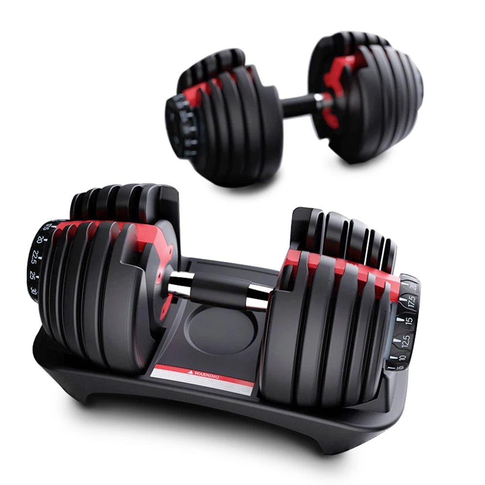 

Wholesale dumbbells spot fast detachable fitness equipment adjustable dumbbells 24 kg 40 kg, Black