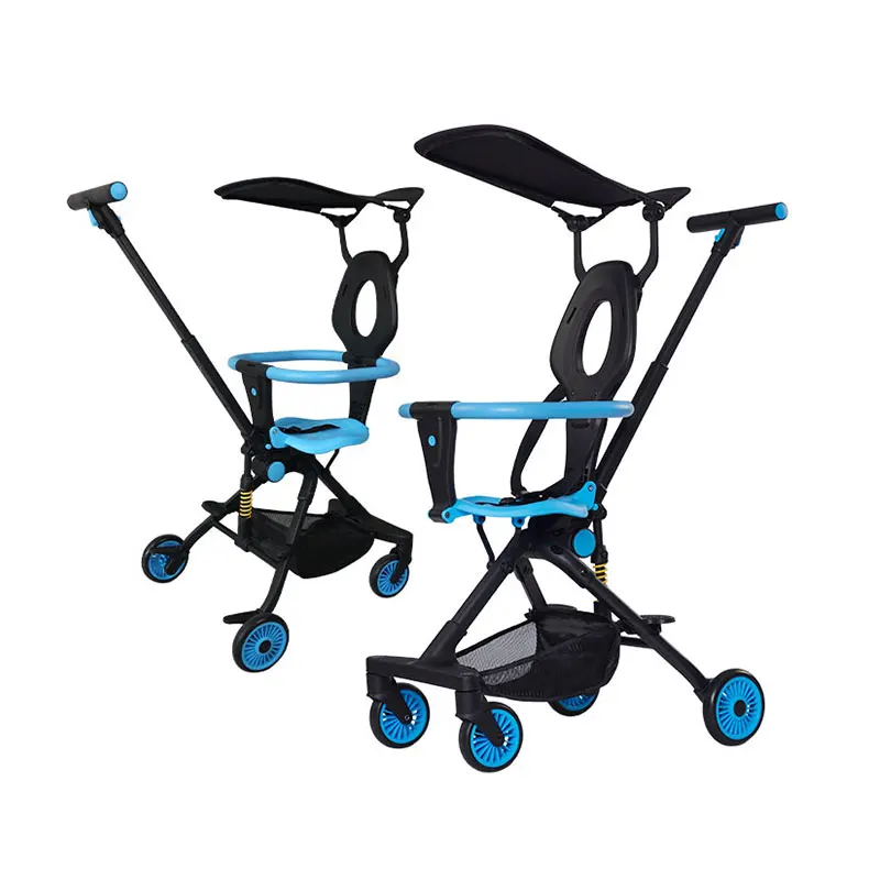 

New Product Ideas 2019 Luxury Baby Pram, Children Two Doll Stroller Set/