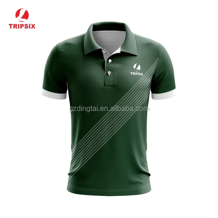 Custom 90% Polyester 10% Spandex Slim Fit Sport Polo Shirt