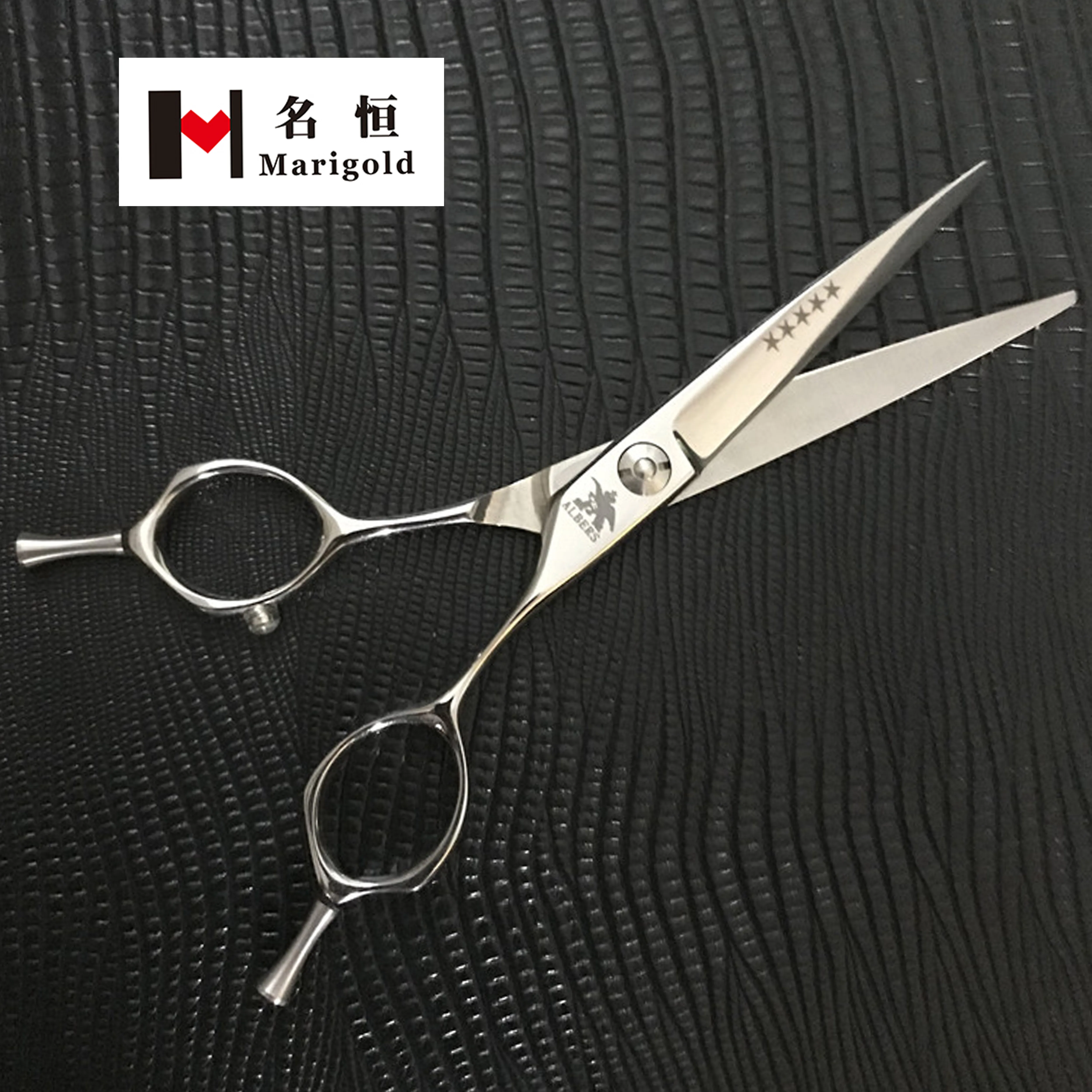 

Marigold barber tools barber supplies equipment barber hair scissors for cutting hair scissor, Silver