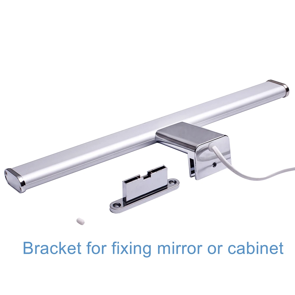 
Homer brand 220V IP44 Europe modern 400mm 8W cabinet bathroom front mirror Polished Chrome led mirror light 