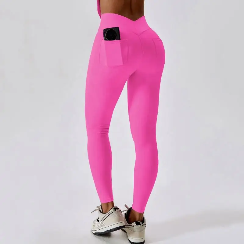 

Comfort Soft Lightweight Women V Cut Scrunch Back Quick Dry Yoga Pants