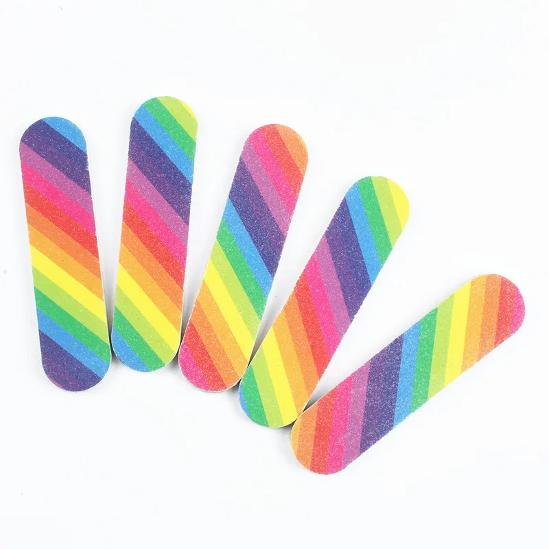 

Wholesale cheap nail file double side disposable mini nail file for promotion, Stock color/custom color