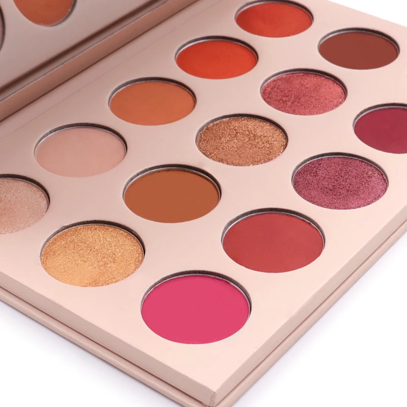 

2021 Beautiful Glitter eye shadow makeup palette private label eye shadow palette
