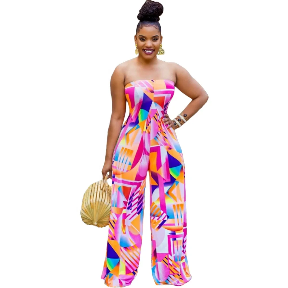 

AI22-9207 Summer ladies fashion casual jumpsuit 2020 hot selling ladies loose jumpsuit
