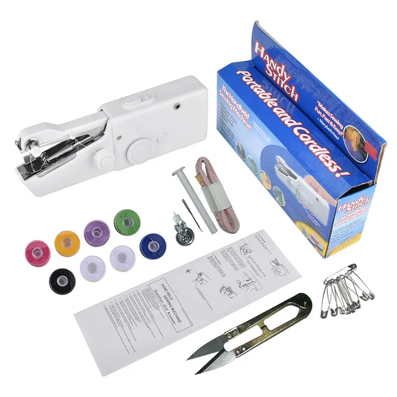 Wholesale Mini Size Handheld Portable Multi Function Sewing Machine Manual Hand Sewing Machine
