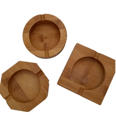 

Natural Environmental Health Bamboo Cigar Ashtray for Smoking, Mixed
