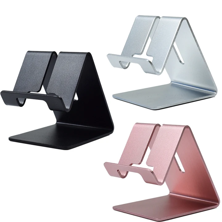 

Hot sale aluminum cell mobile phone tablet universal desktop stand holder for Ipad, Customized color