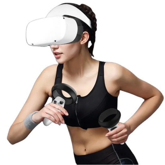 

free sample Qu est2 VR glasses all-in-one machine Wireless 2k virtual head-mounted 3D game device VR