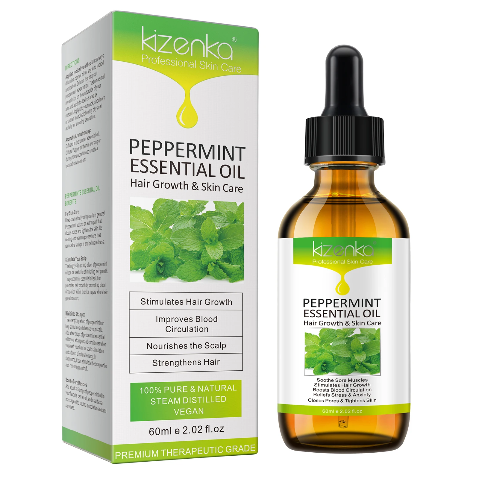 

Kizenka Natural Pure Essential Oil Gift Set Lavender Peppermint Essential Oil