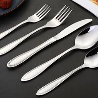 

wholesale FDA stainless steel wedding gold cutlery spoon and fork knife golden flatware sets wedding cutlery