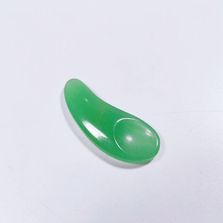 

Green aventurine jade Eye Cream Applicator Massage Wand Stick Facial Spatula