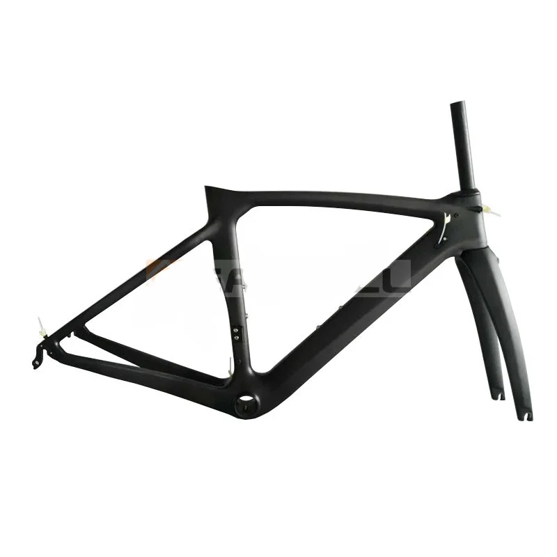 

Matte no logo full carbon fiber road bike frame T1000 areo carbon fiber bike frame BB386 road bike frame, Customer's request