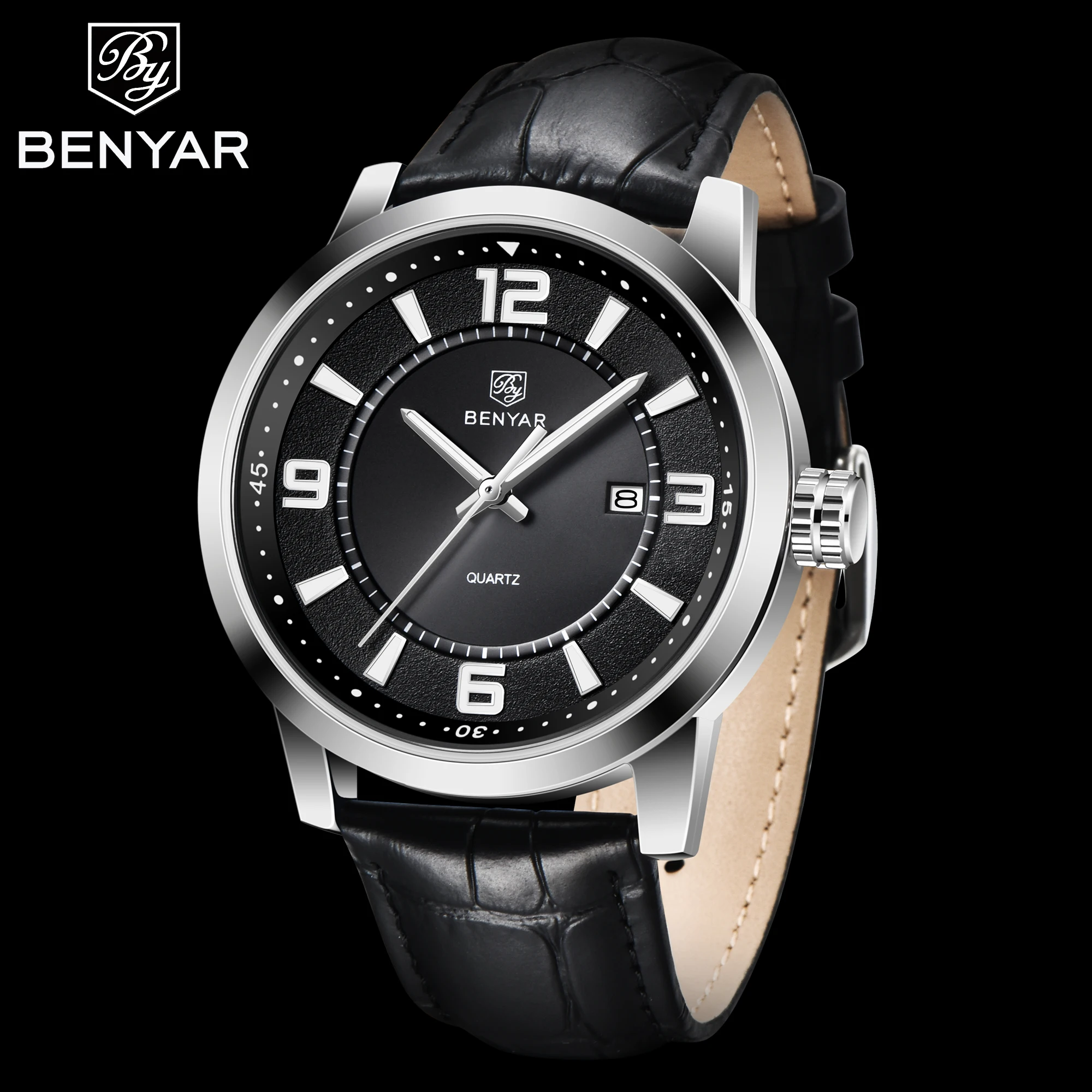 

Best selling in America unique design Benyar japan movement factory watches for man, As the picture