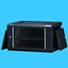 Manufacturer 19inch 6U wall mounted network cabinet with tempered glass door