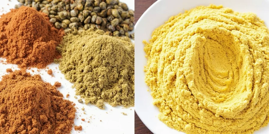Close-up of mustard powder reacting with vinegar