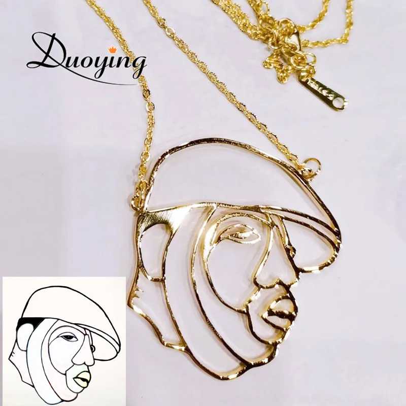 

14k Gold Plated Picture Stainless Steel Kid's Art Jewelry Christmas Gift Family Memory Customized Children's Drawing Necklace, Gold, silver, rose gold