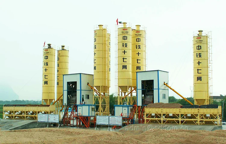 hzs concrte mixing plant 3